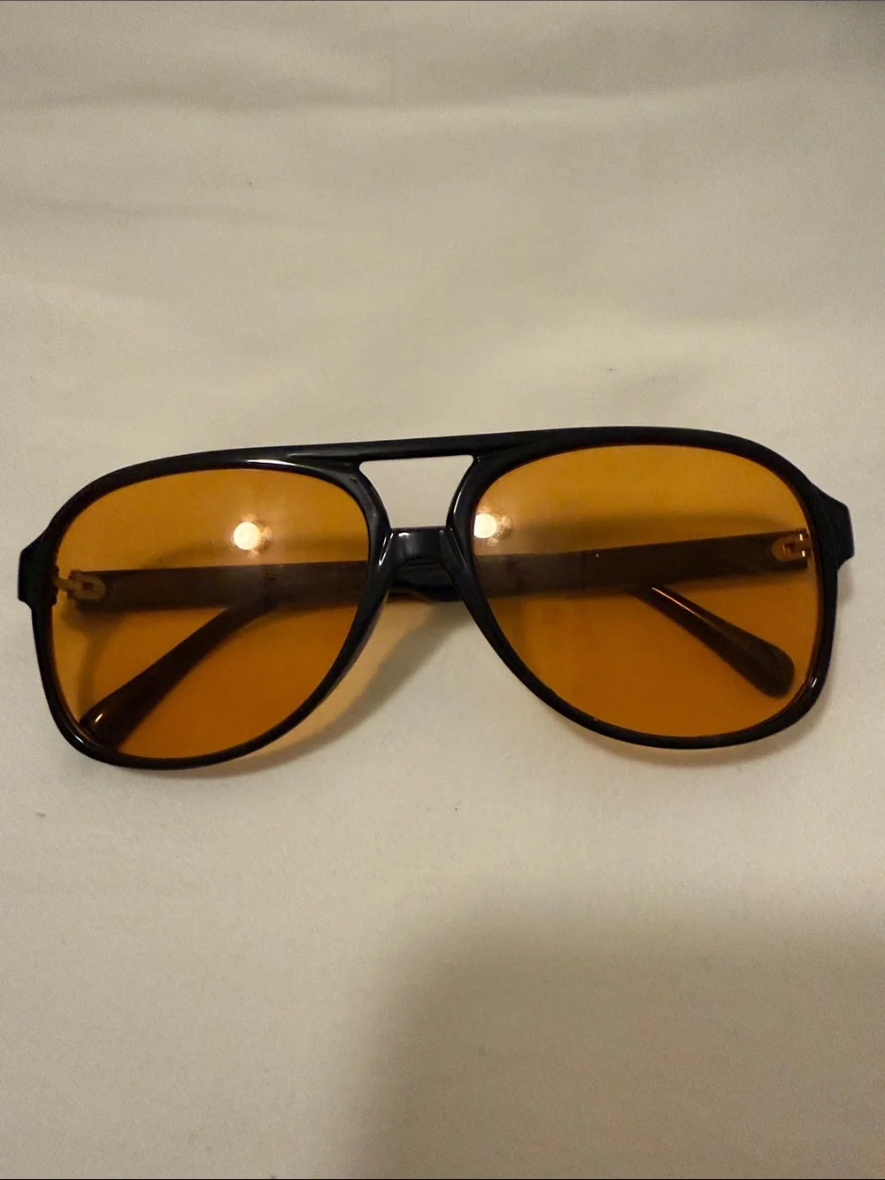 Set of 4 Aviator Sunglasses in Tortoiseshell, Black, Blue, Yellow Lenses Lot